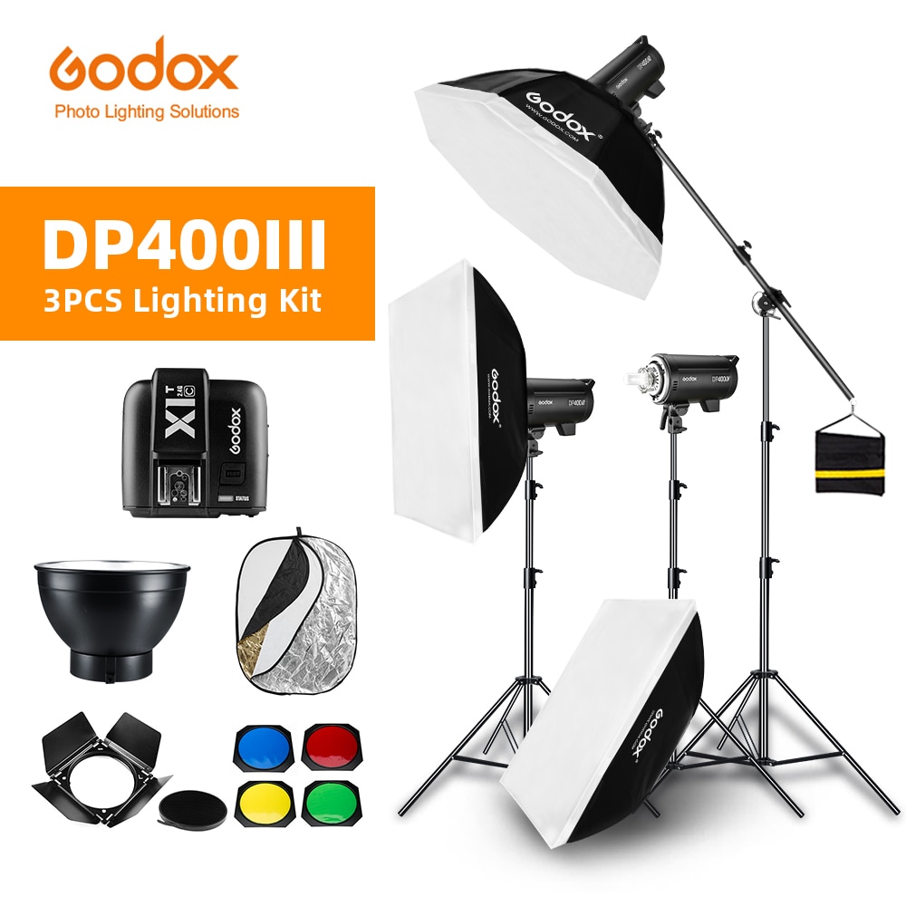 Godox-DP400III 1200W  Ʃ ÷, 3x400W, ..